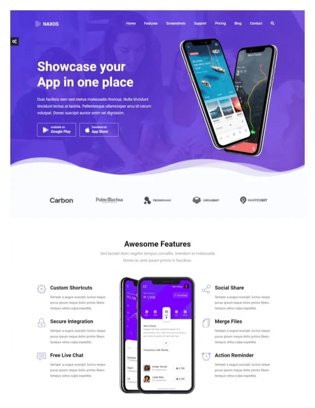 Landing Page